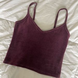 “Forever 21” Deep Plum Spaghetti Strap Tank